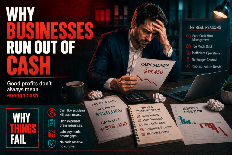 Why Businesses Run Out Of Cash